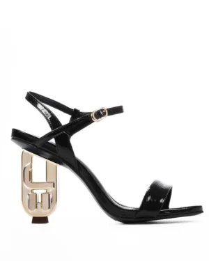 SANDÁLIA PRETO SALTO EXCLUSIVO JB COURO