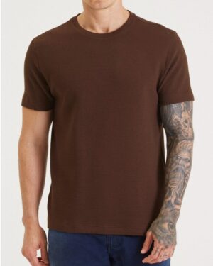 CAMISETA FORUM MARROM NOBUCK