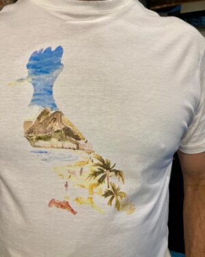 CAMISETA ESTAMPADA PICA PAU AQUARELA IPA