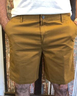 BERMUDA CHINO ALGODAO CAMELO-JAB