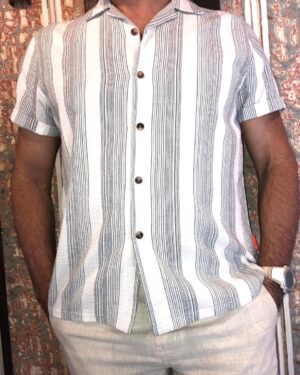 CAMISA SUMMER LISTRADA AZUL-JAB