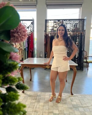COORDENADO BLUSA/SHORT BEGE GALE