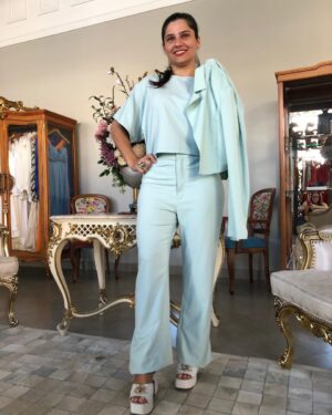 COORDENADO VERDE BLAZER / BLUSA / CALÇA
