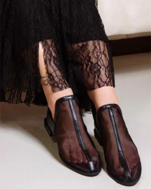 BOOT FRENTE TULE PRETO
