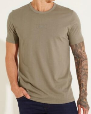 CAMISETA SLIM  MARROM WOLF