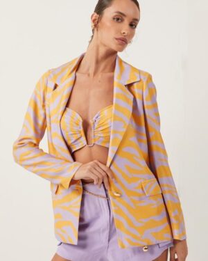 COORDENADO ESTAMPADO BLAZER / TOP ISY