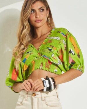 BLUSA ESTAMPADA