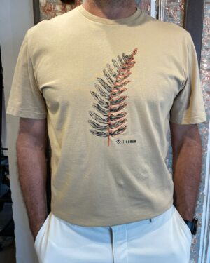 CAMISETA ESTAMPADA / BORDADA NEW BOX BEGE INCENSE
