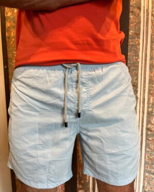 SHORTS POLIAMIDA LISO AZUL CLARO