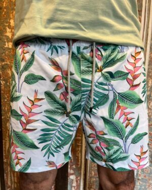 SHORTS 4WAY ESTAMPADO BOTÂNICO