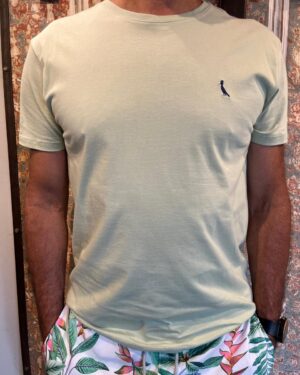 CAMISETA REGULAR VERDE MENTA
