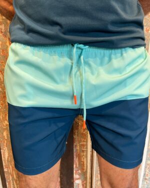 SHORTS 4WAY COLOR BLOCK VERDE