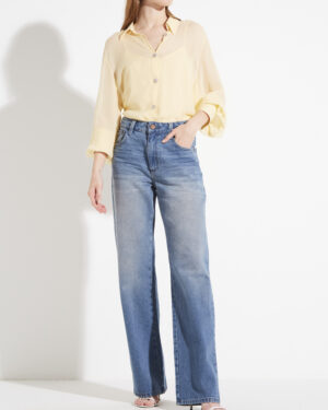 CALÇA JEANS RAQUEL WIDE LEG