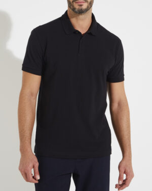 CAMISA POLO MUSCLE LISA MR. JONES PRETA