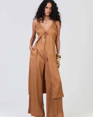 COORDENADO LOOSE BLUSA ALONGADA/CALÇA