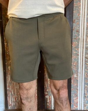 BERMUDA MOLETOM KNIT FLEX MODAL VERDE