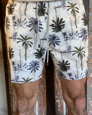SHORTS 4WAY CLASSIC PALMS OFF WHITE JAB