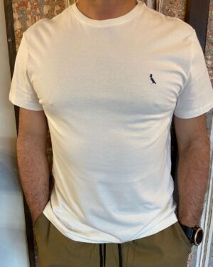 CAMISETA GOLA CARECA OFF WHITE