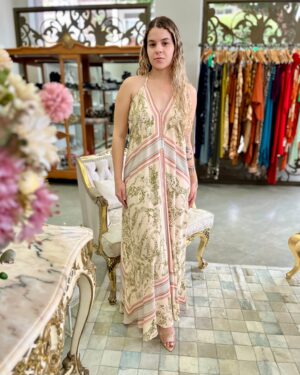 VESTIDO MIDI LENCO