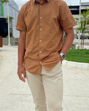 CAMISA MC NOVA PARATY BEGE