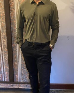 CAMISA TECHNO FLEX ML PIQUET VERDE