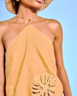 COORDENADO ISY SHORT/BLUSA BEGE MONDEGO