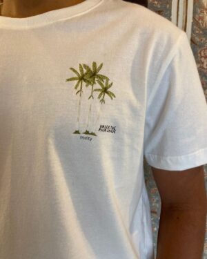 CAMISETA BRANCA PALM MELTY