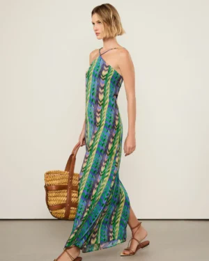 VESTIDO ANIMALE GEORGETTE ESTAMPADO