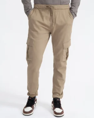 CALÇA MALHA CARGO KHAKI