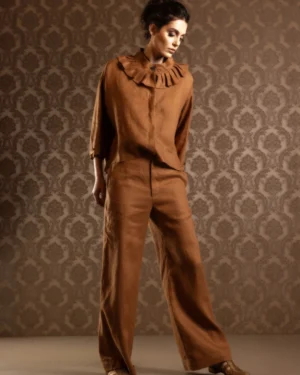 CALÇA PANTALONA LINHO 100%