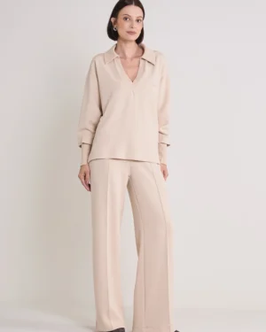 COORDENADO BLUSÃO/CALÇA ALFAIATARIA RETA