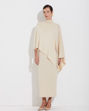 CASACO XALE EM TRICOT RAYON