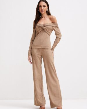 COORDENADO BLUSA/CALÇA SUEDE
