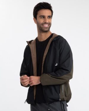 JAQUETA DUPLA FACE BAG PRETO