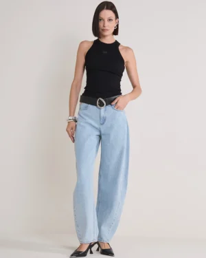CALÇA JEANS FEMININA BARREL FORUM