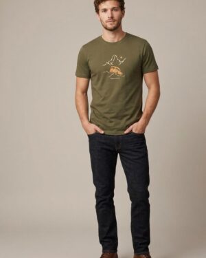 TSHIRT ESTAMPA CARROS VERDE