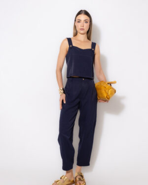COORDENADO REGATA/CALÇA NELLA AZUL MARINE