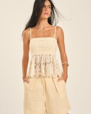 BLUSA LINHO ISY BEGE