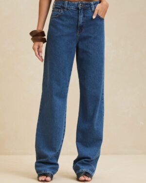 CALÇA JEANS RAQUEL WIDE LEG