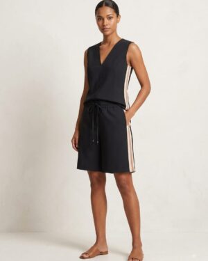 COORDENADO BERMUDA E BLUSA LUCIDEZ MALHA BLOCK