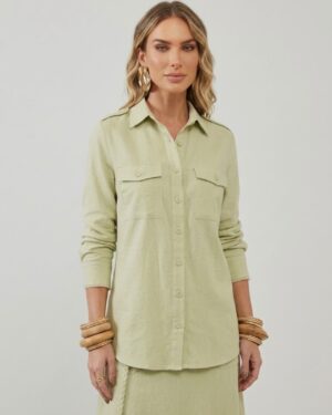 CAMISA VERDE AGUA