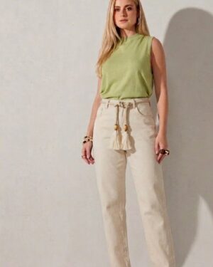 BLUSA IM GOLA VERDE