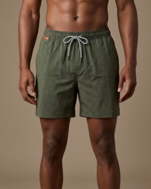 SHORTS STRETCH QUADRILE VERDE JAB