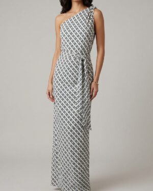 VESTIDO UM OMBRO SO MALHA FLUITY