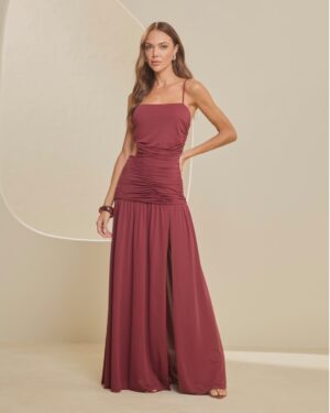 VESTIDO FORUM TULE VERMELHO MARANHÃO