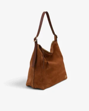 BOLSA HOBO CARAMELO MASCAVO CAMURÇA