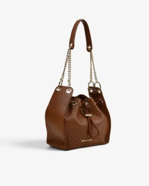 BOLSA SACO CARAMELO MASCAVO COURO