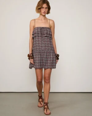 VESTIDO VISCOSE EST GEO BU