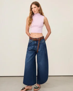 CALÇA JEANS TRANSPASSE LATERAL