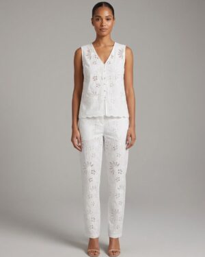 COORDENADO LUCIDEZ BOTOES RICHELIE OFF WHITE